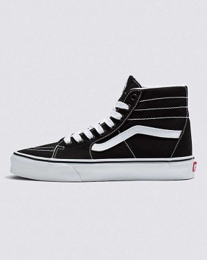 Vans Sk8-Hi Tapered Canvas Schuhe Damen Schwarz Weiß | Österreich YKVGJF869