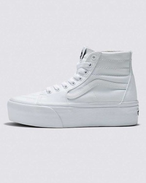 Vans Sk8-Hi Tapered Stackform Schuhe Damen Weiß | Österreich LGHYUQ465