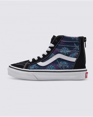 Vans Sk8-Hi Zip Schuhe Kinder Blau | Österreich SWGVTA463