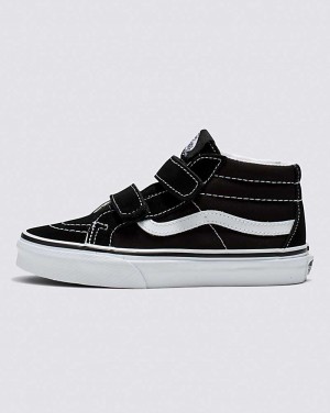 Vans Sk8-Mid Reissue V Schuhe Kinder Schwarz Weiß | Österreich HRLFTI915