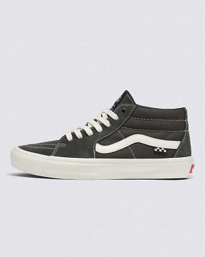 Vans Skate Grosso Mid Skateschuhe Damen Grau | Österreich UJAGBN178