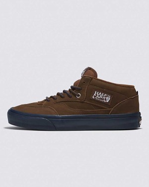 Vans Skate Half Cab '92 X Nick Michel Skateschuhe Damen Braun Navy | Österreich CKIPEQ521