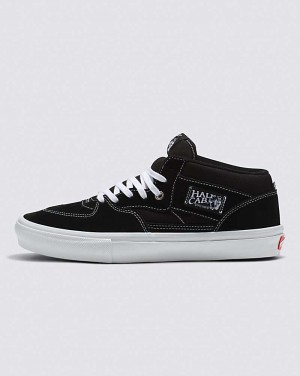 Vans Skate Half Cab Skateschuhe Damen Schwarz Weiß | Österreich PZJVTM964