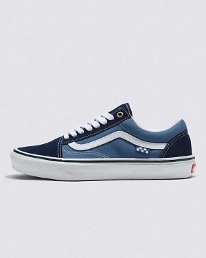 Vans Skate Old Skool Skateschuhe Damen Navy Weiß | Österreich OHTWBL607