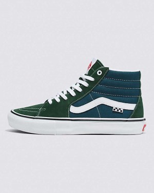 Vans Skate Sk8-Hi Skateschuhe Damen Grün | Österreich MQNYZX518