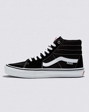 Vans Skate Sk8-Hi Skateschuhe Damen Schwarz Weiß | Österreich AJZYPU975