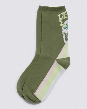 Vans Ticker Socken Damen Olivgrün | Österreich NGCKED570