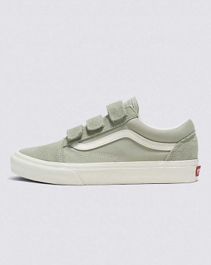 Vans Wildleder Canvas Old Skool V Schuhe Herren Olivgrün | Österreich FPSAEH210