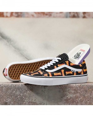 Vans X Thrasher Skate Old Skool Skateschuhe Herren Schwarz Gold | Österreich VWCXEO324