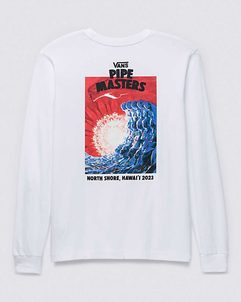 Vans 2023 Pipe Masters BFF Long Sleeve T-Shirt Damen Weiß | Österreich VIQGHW921