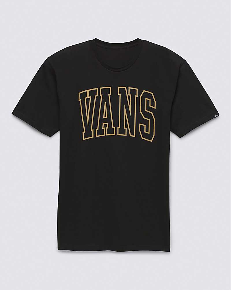 Vans Arched Line T-Shirt Herren Schwarz | Österreich RVCMQE359