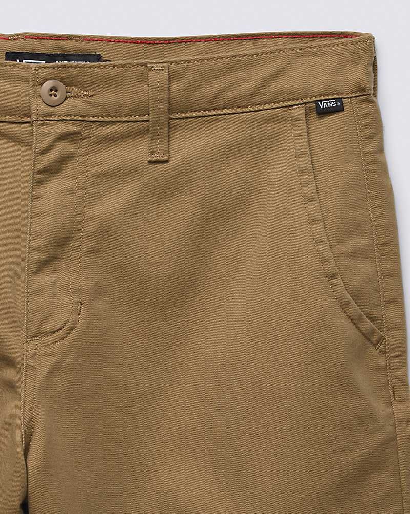 Vans Authentic Chino Relaxed 20'' Kurze Hose Herren Khaki | Österreich DXAUQZ359