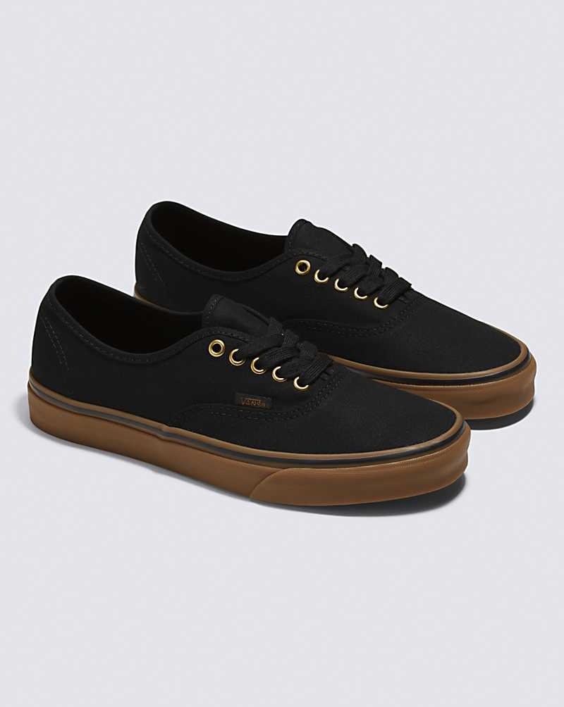 Vans Authentic Gum Schuhe Damen Schwarz | Österreich EGQPTD634