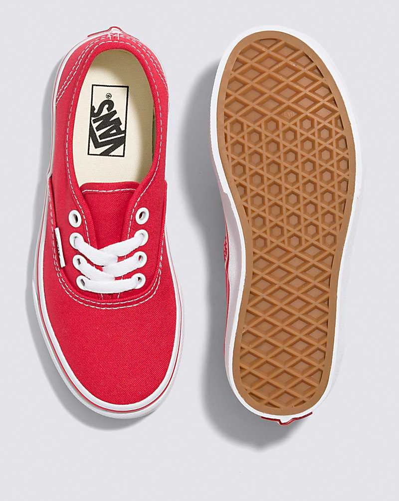 Vans Authentic Schuhe Kinder Rot Weiß | Österreich OCEKTD508