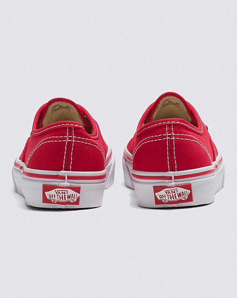 Vans Authentic Schuhe Kinder Rot Weiß | Österreich OCEKTD508