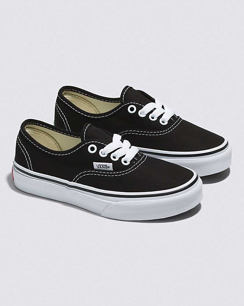 Vans Authentic Schuhe Kinder Schwarz Weiß | Österreich PRMZFQ640