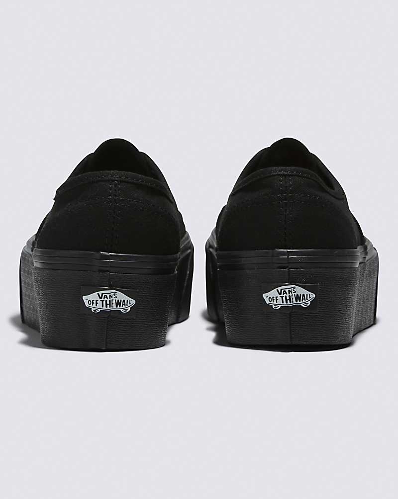 Vans Authentic Stackform Schuhe Damen Schwarz | Österreich LSBUYJ301