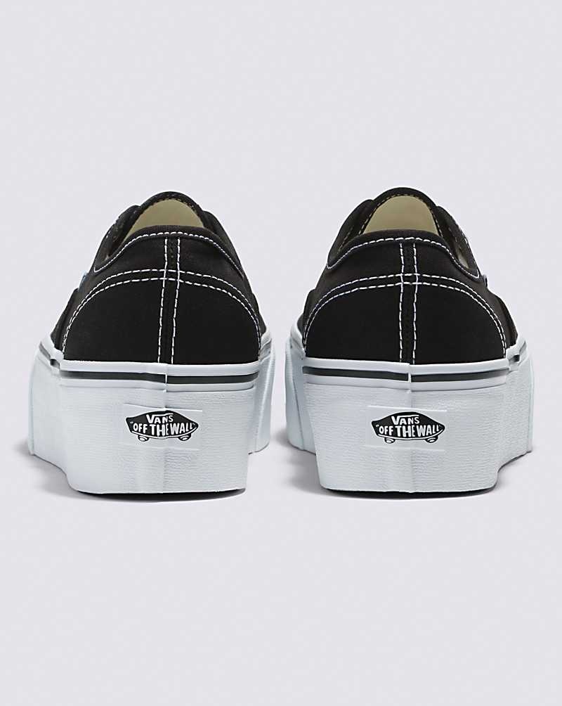 Vans Authentic Stackform Schuhe Damen Schwarz | Österreich NCOZST693