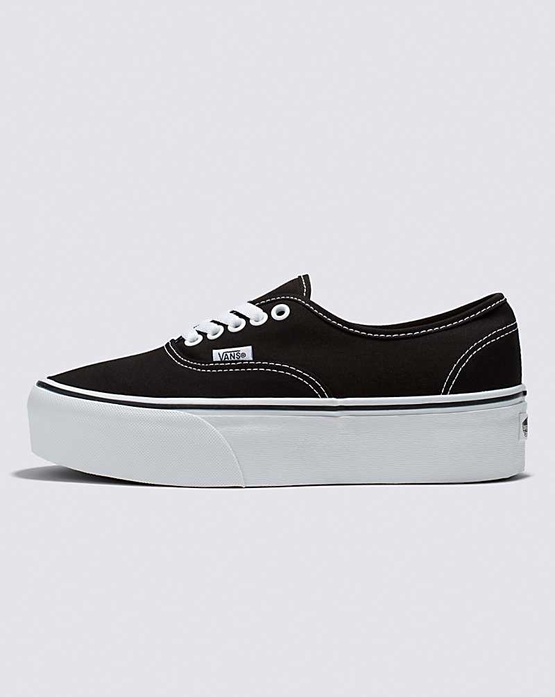 Vans Authentic Stackform Schuhe Damen Schwarz | Österreich NCOZST693