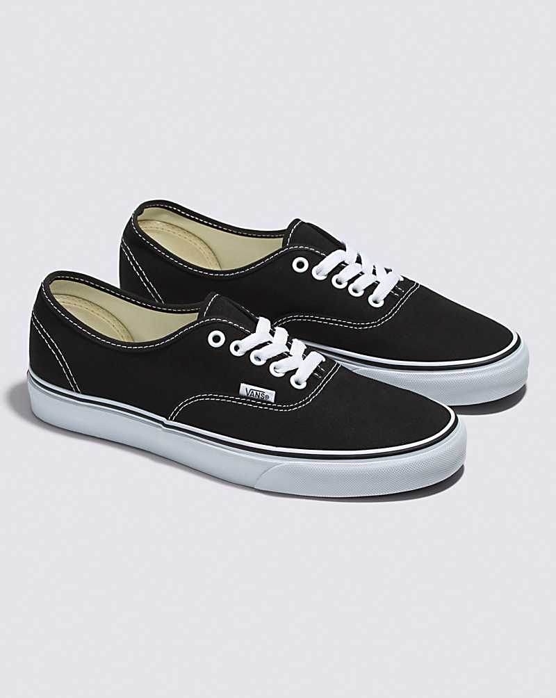 Vans Authentic Weite Schuhe Damen Schwarz Weiß | Österreich WLJCOV813