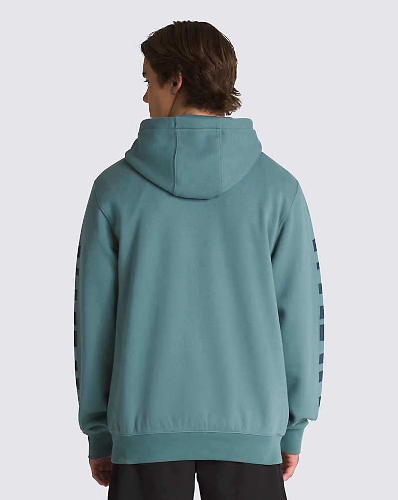 Vans Boxed Check Pullover Hoodie Herren Blau | Österreich ZTDASF127