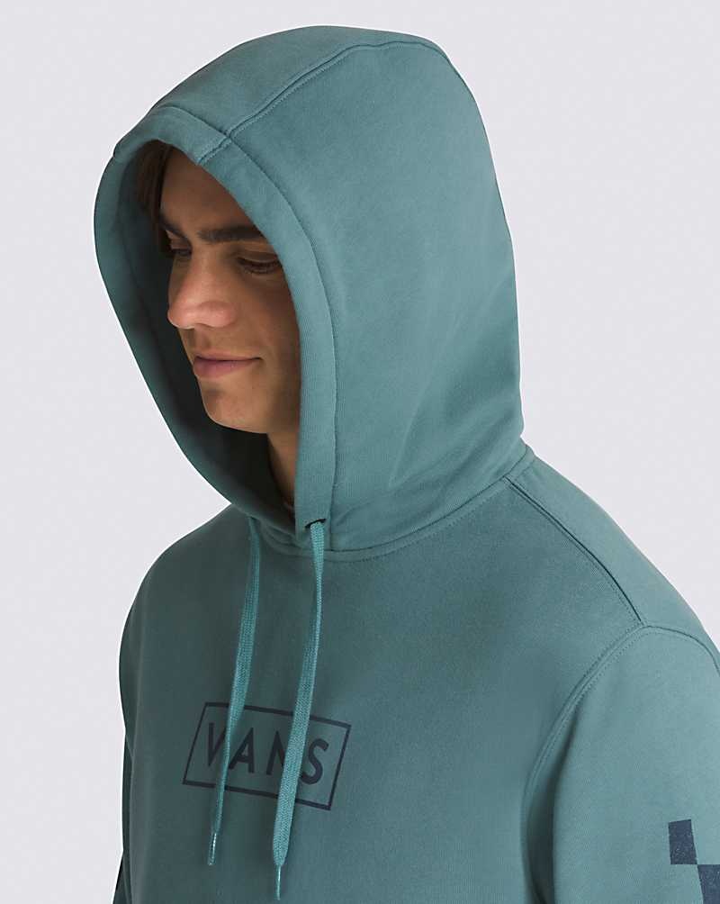 Vans Boxed Check Pullover Hoodie Herren Blau | Österreich ZTDASF127