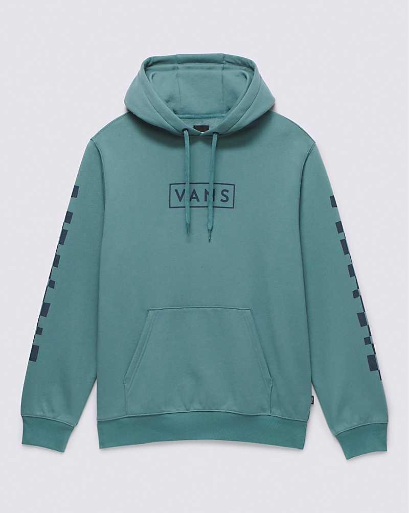 Vans Boxed Check Pullover Hoodie Herren Blau | Österreich ZTDASF127