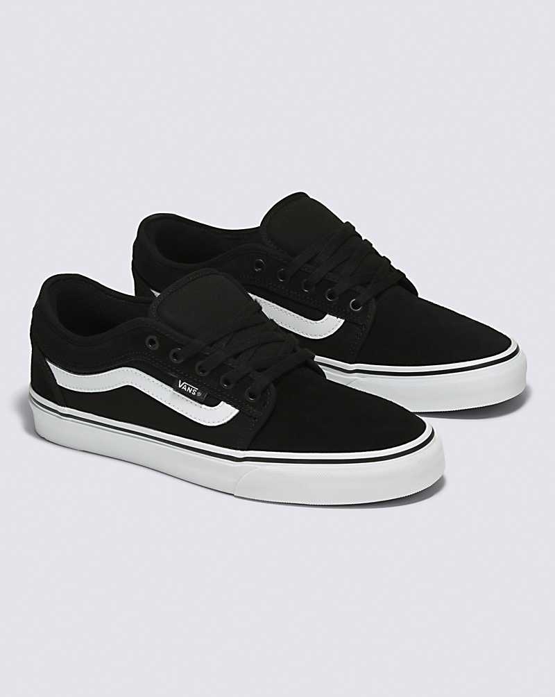 Vans Chukka Low Sidestripe Skateschuhe Herren Schwarz Weiß | Österreich XYALRQ431