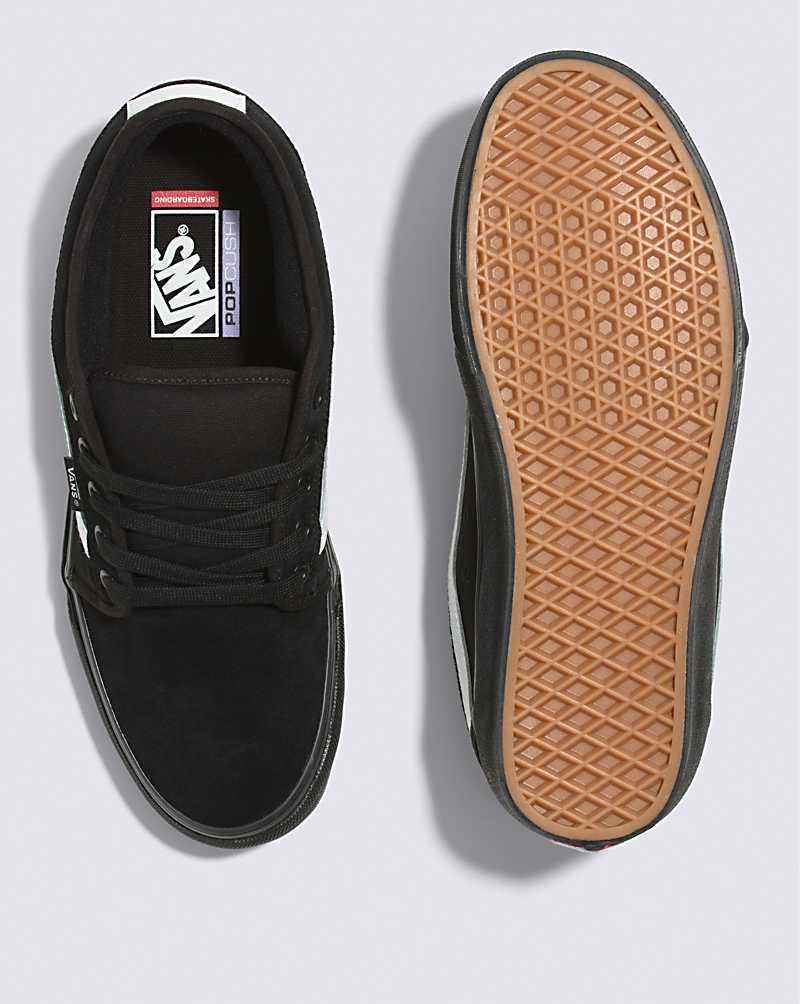 Vans Chukka Low Sidestripe Skateschuhe Herren Schwarz Weiß | Österreich WVGHOQ124