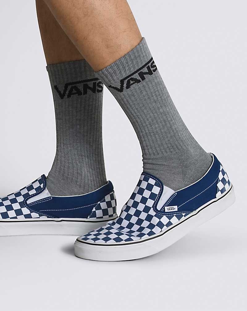 Vans Classic Crew 3-Pack Socken Damen Grau | Österreich DECZNP763