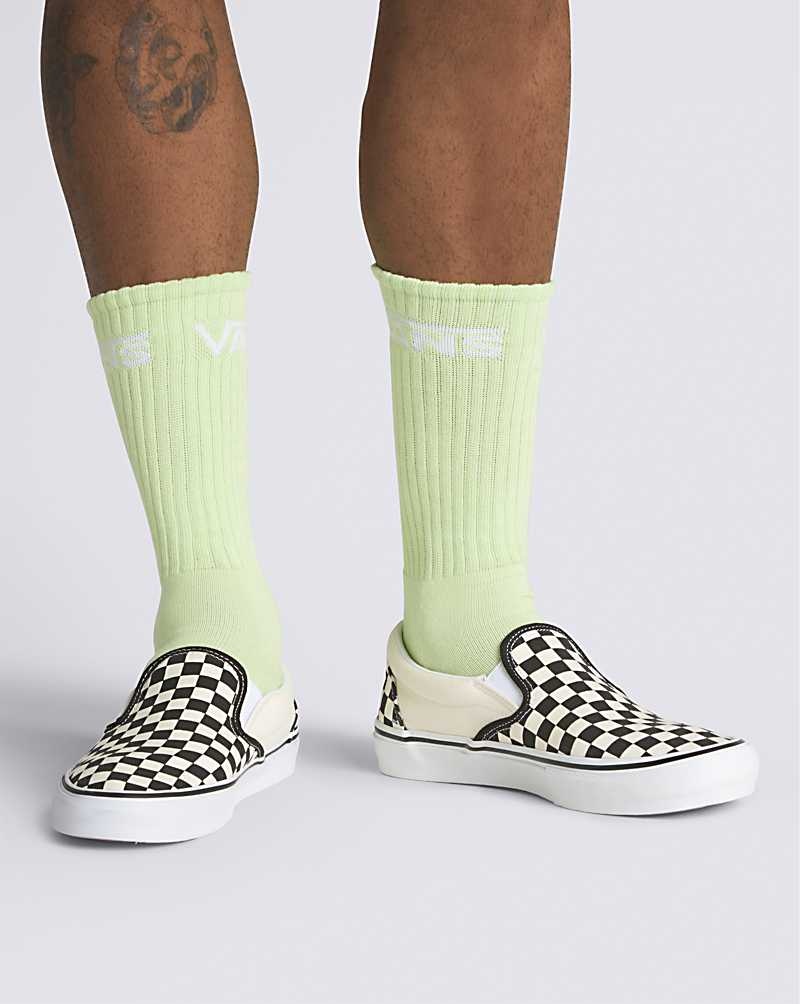 Vans Classic Crew Socken Herren Grün | Österreich JHQNLV084