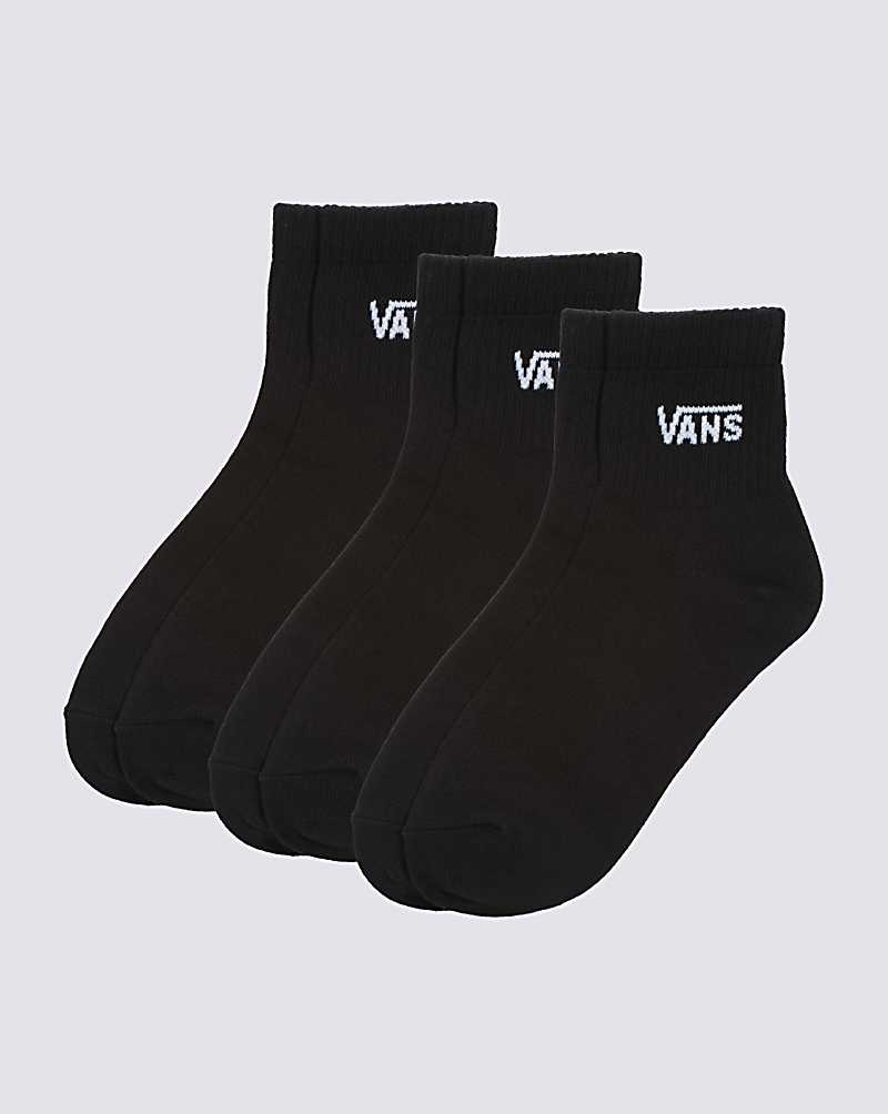 Vans Classic Half Crew Socken Damen Schwarz | Österreich XEHLAP547