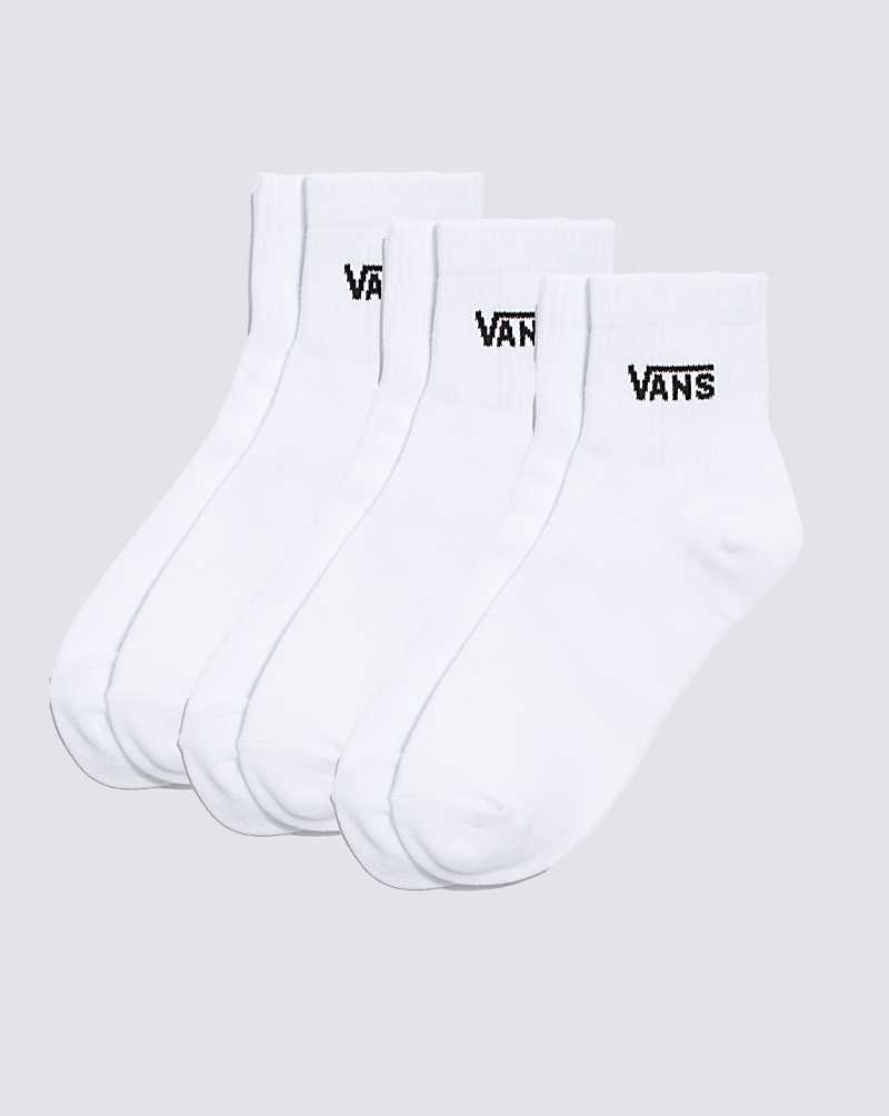 Vans Classic Half Crew Socken Damen Weiß | Österreich IJMTFN051