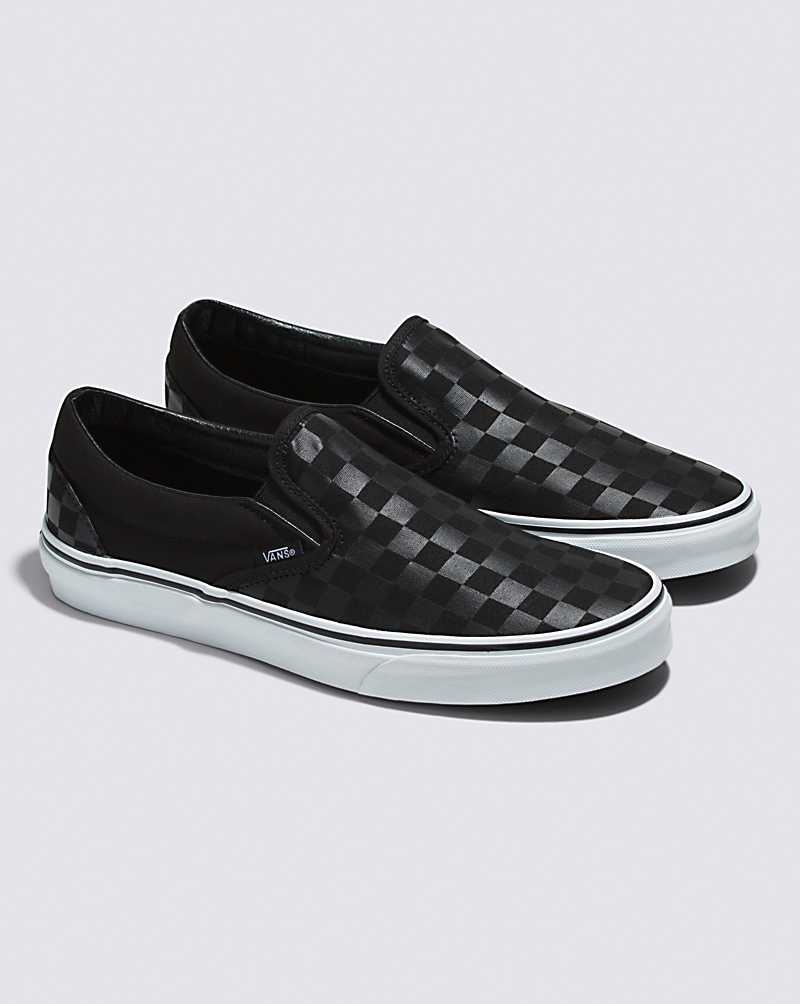 Vans Classic Slip-On Checkerboard Schuhe Herren Schwarz | Österreich VEXDOJ532