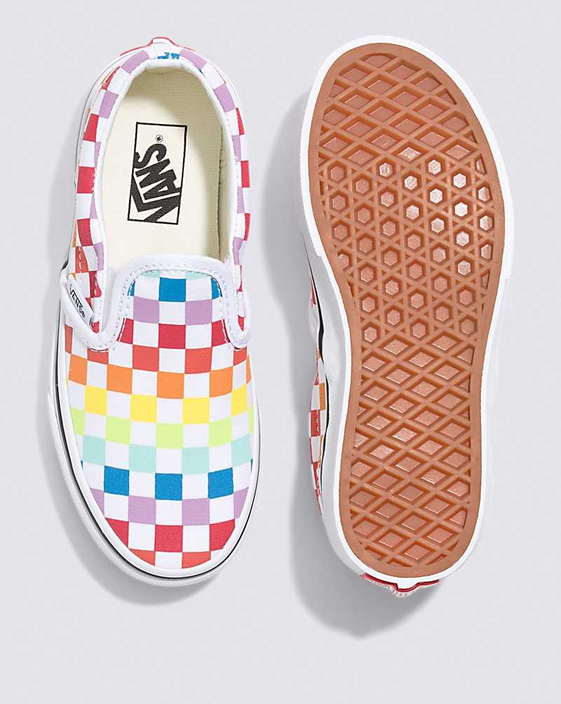 Vans Classic Slip-On Checkerboard Schuhe Kinder Mehrfarbig | Österreich DXHCSZ431