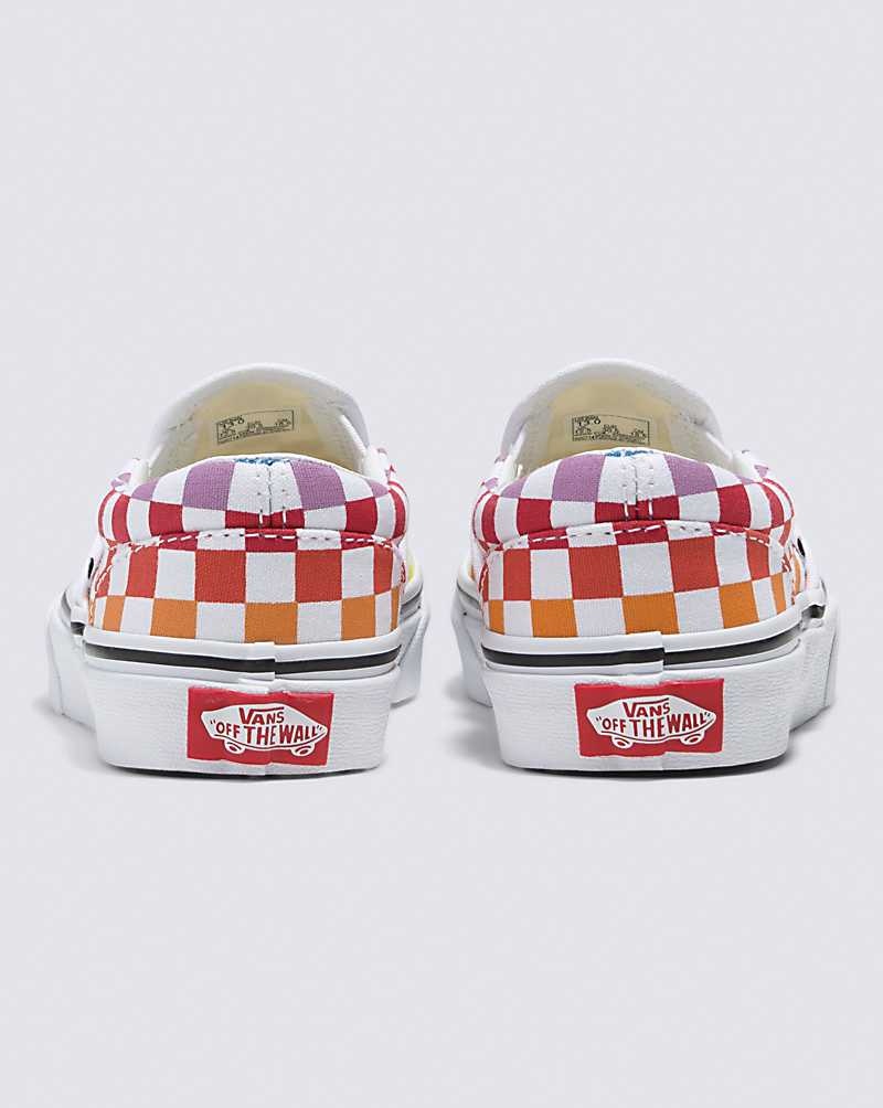 Vans Classic Slip-On Checkerboard Schuhe Kinder Mehrfarbig | Österreich DXHCSZ431