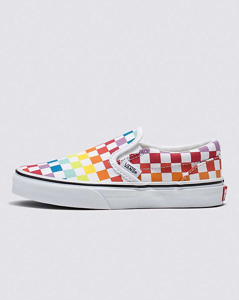 Vans Classic Slip-On Checkerboard Schuhe Kinder Mehrfarbig | Österreich DXHCSZ431