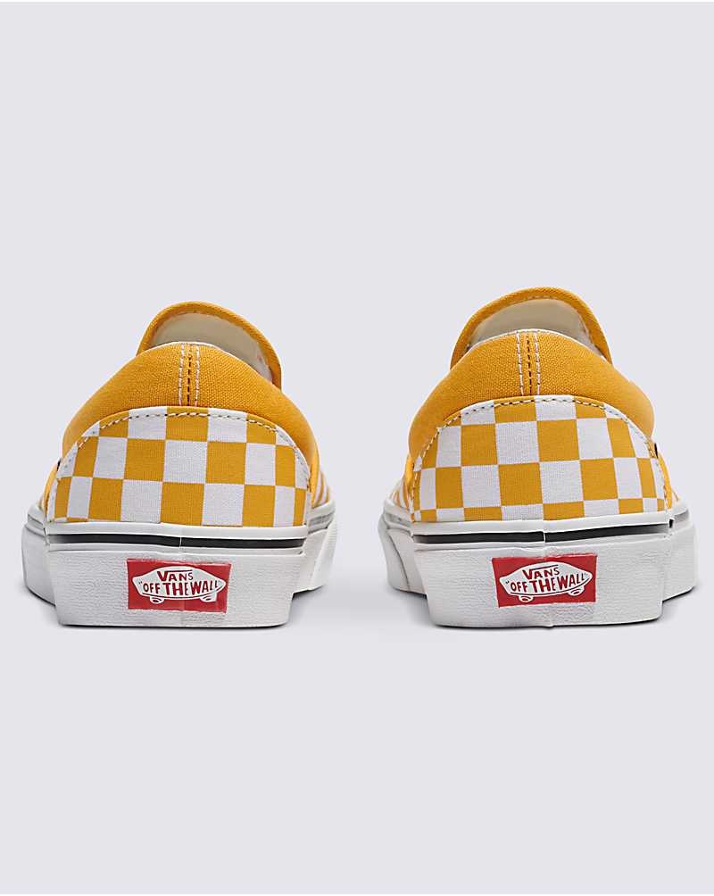 Vans Classic Slip-On Checkerboard Schuhe Damen Gelb | Österreich DTZNVK487