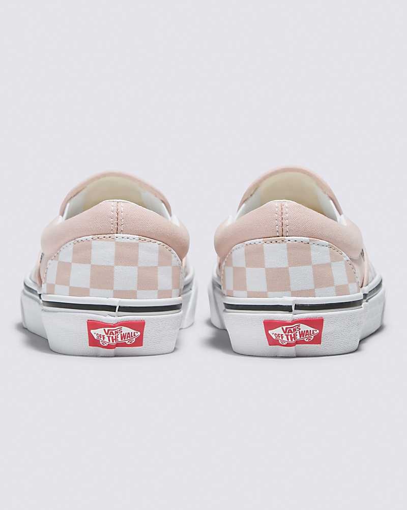 Vans Classic Slip-On Checkerboard Schuhe Damen Rosa | Österreich AZICNS376