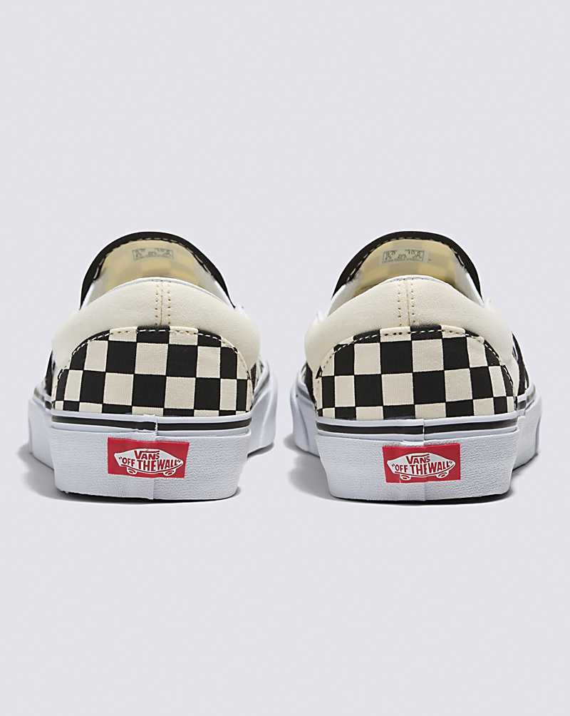 Vans Classic Slip-On Checkerboard Schuhe Herren Schwarz Weiß | Österreich UWGTBM135