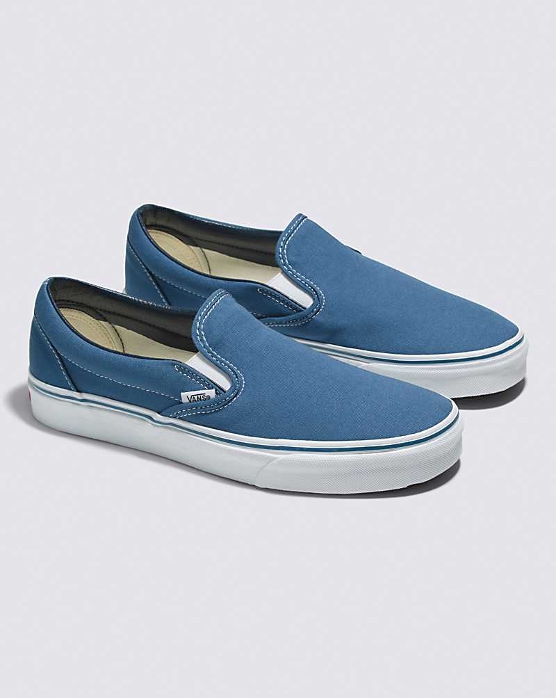 Vans Classic Slip-On Schuhe Damen Navy | Österreich AJHPEQ870