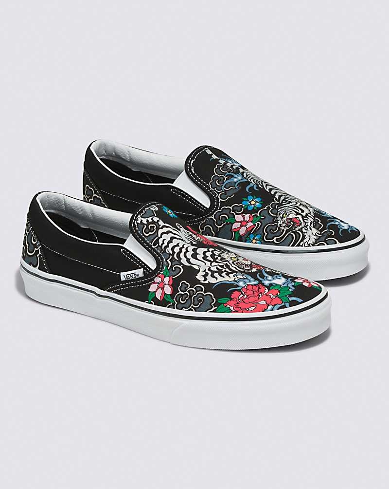 Vans Classic Slip-On Tiger Floral Schuhe Damen Mehrfarbig | Österreich YVXGCR372