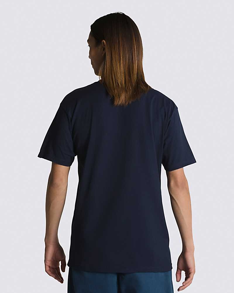 Vans Classic T-Shirt Herren Navy | Österreich FQTMXP789