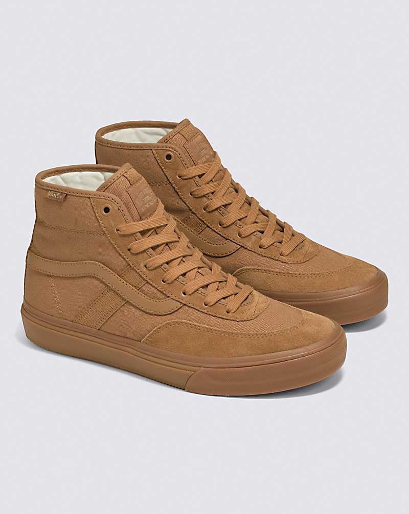 Vans Crockett High Skateschuhe Herren Braun | Österreich YLGHQM680