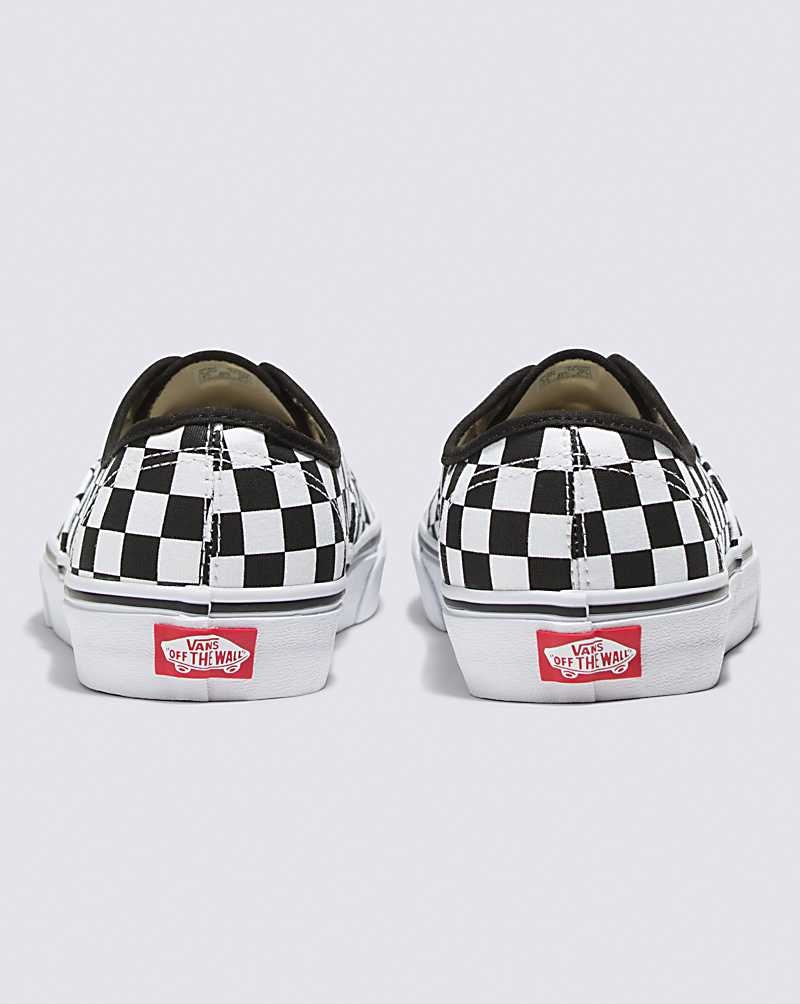 Vans Customs Checkerboard Authentic Weite Schuhe Herren Schwarz Weiß | Österreich BZLWYK563