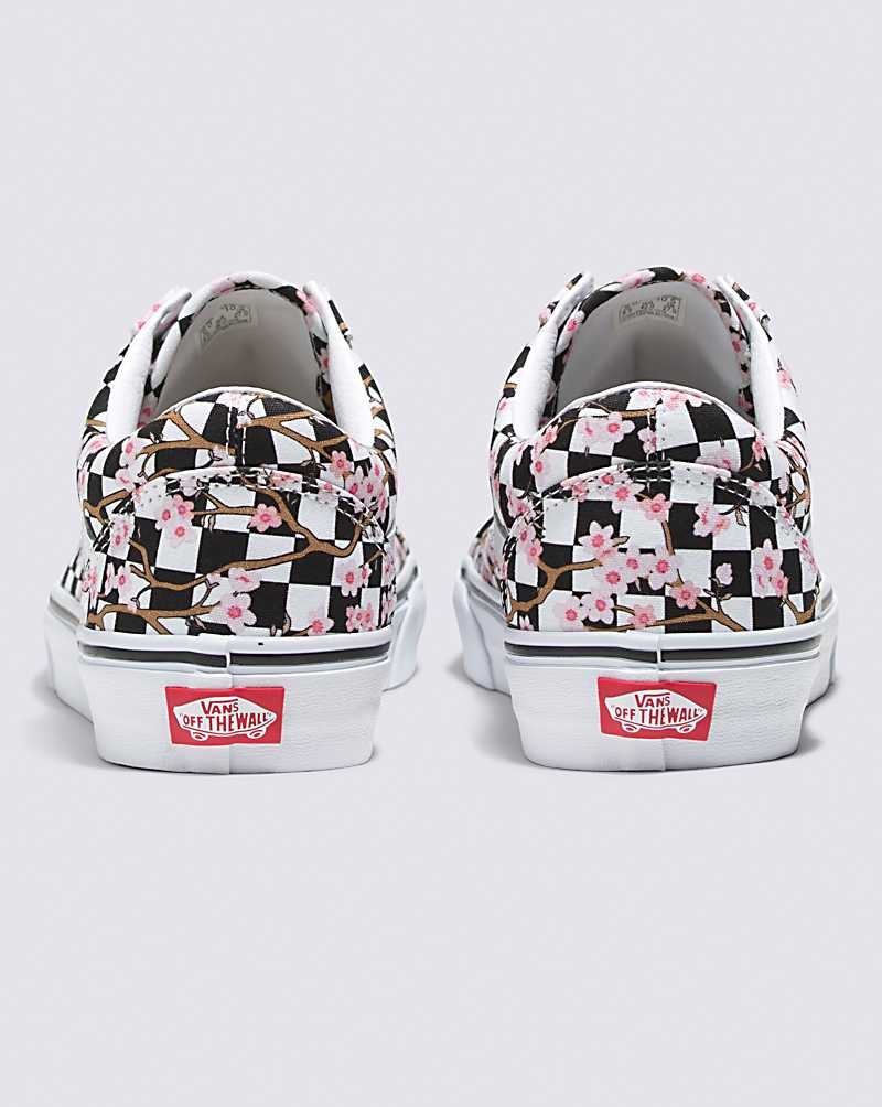 Vans Customs Cherry Blossom Checkerboard Old Skool Schuhe Herren Mehrfarbig | Österreich ARHJMX704