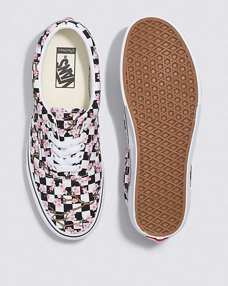 Vans Customs Cherry Blossom Checkerboard Era Schuhe Herren Mehrfarbig | Österreich MUPIKQ472