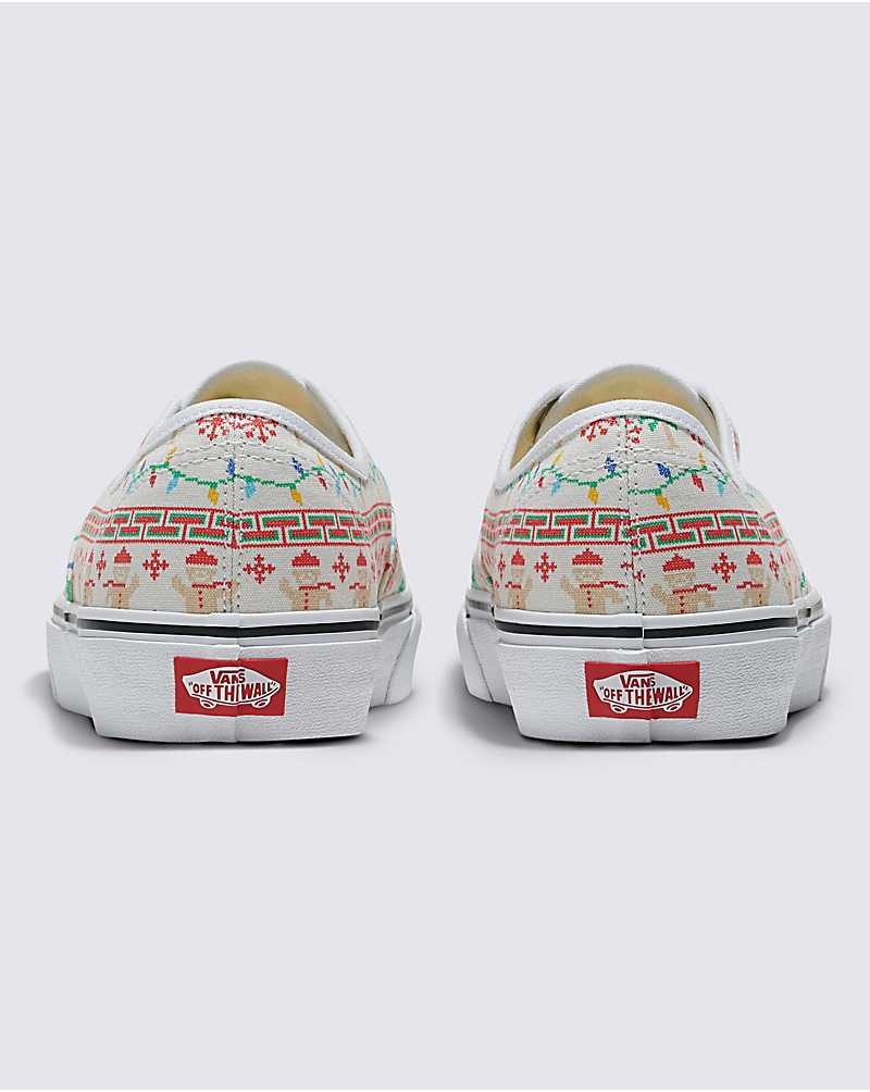 Vans Customs Christmas Pullover Authentic Schuhe Damen Weiß | Österreich WREXKC514