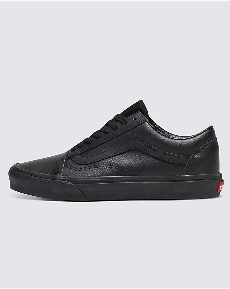 Vans Customs Elevated Leder Old Skool Schuhe Damen Schwarz | Österreich IKVEMD649