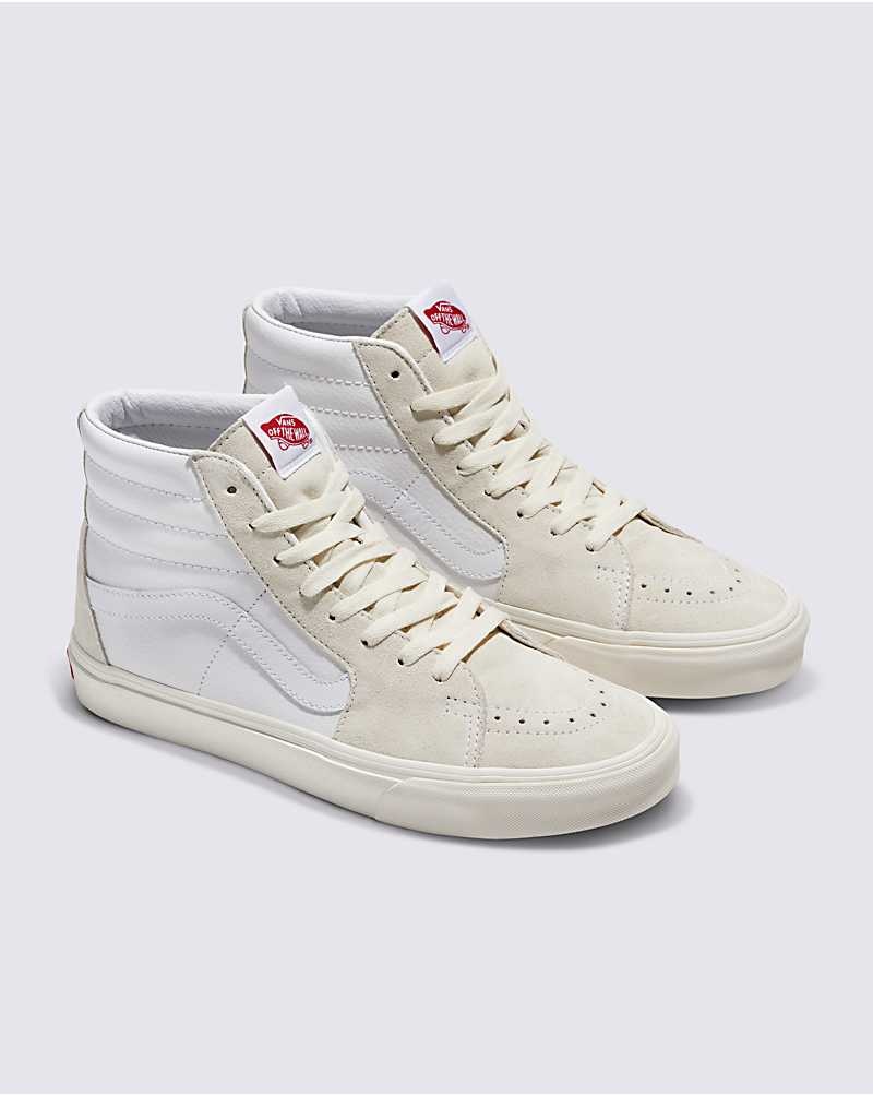 Vans Customs Elevated Marshmallow Sk8-Hi Schuhe Herren Weiß | Österreich DZUNJE540